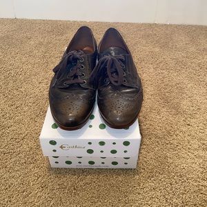 Earthies Treviso Walnut Leather Shoes